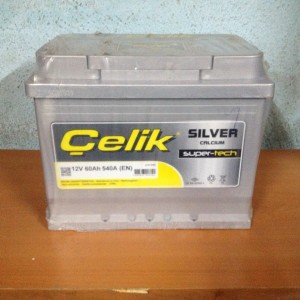 Çelik Akü 12V 60 Amper