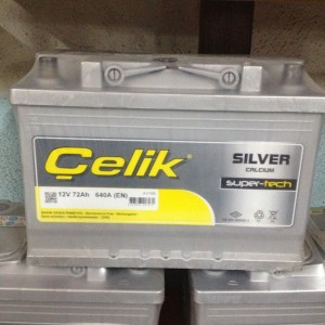 Çelik Akü 12V 72 Amper